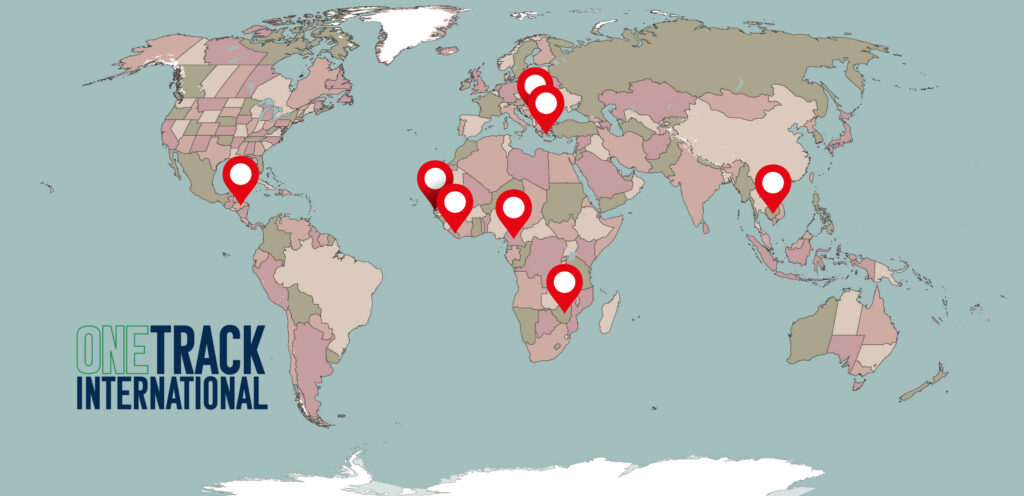 ONETrack International Operations Map 2020